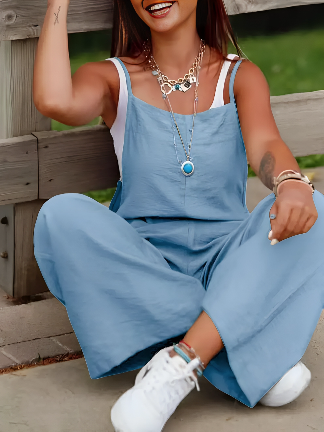 Luna |Strap Suspender Jumpsuit