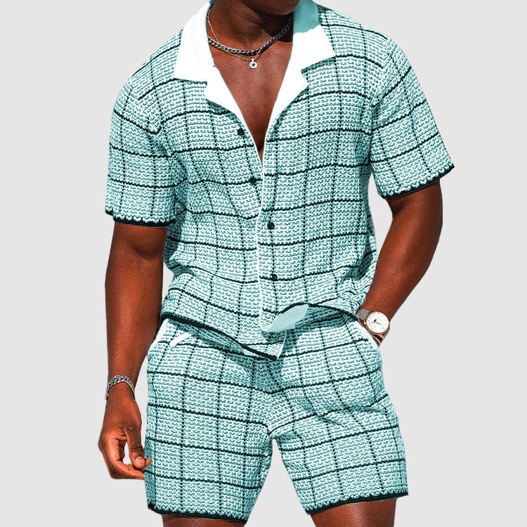 Pablo | Men's Casual Polo Shirt and Shorts Set
