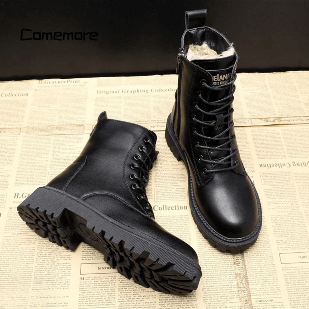 Andrea™ - Winter boots in black leather