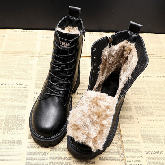 Andrea™ - Winter boots in black leather