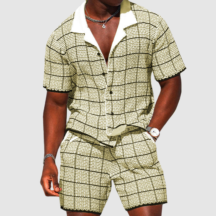 Pablo | Men's Casual Polo Shirt and Shorts Set