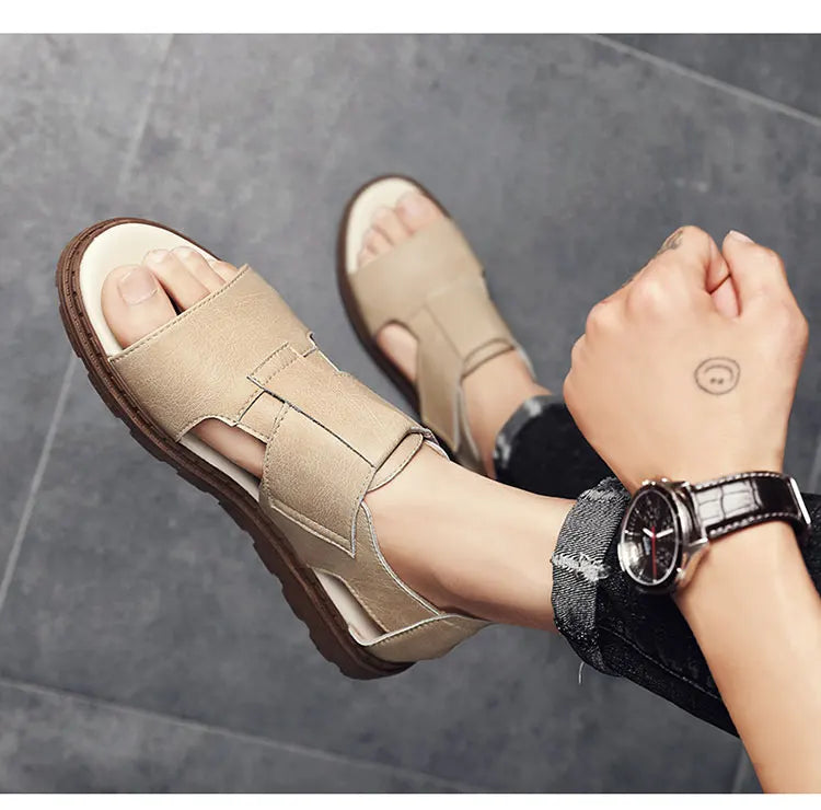 Tristan | Men's Lightweight Hook and Loop Sandals