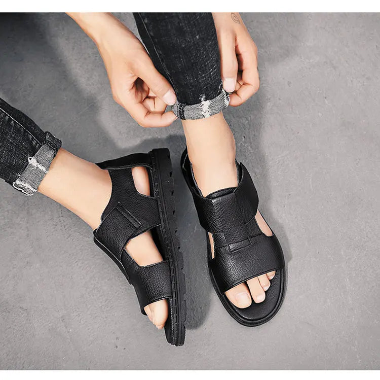 Tristan | Men's Lightweight Hook and Loop Sandals