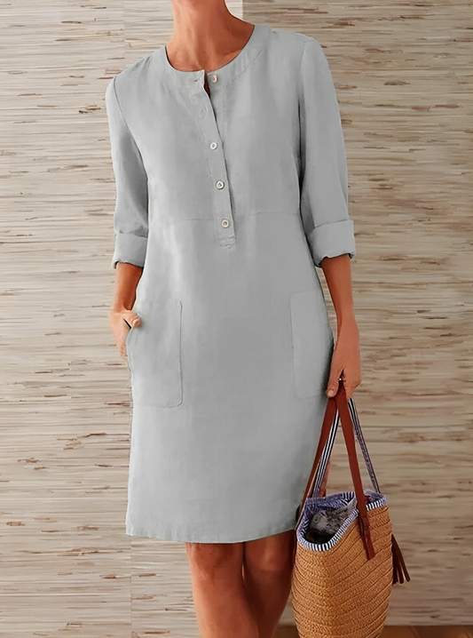 Skylar | Casual Long Sleeve Mini Dress