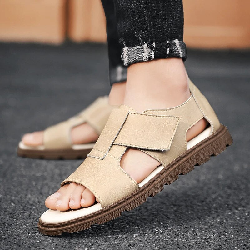 Tristan | Men's Lightweight Hook and Loop Sandals