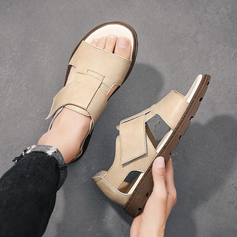 Tristan | Men's Lightweight Hook and Loop Sandals