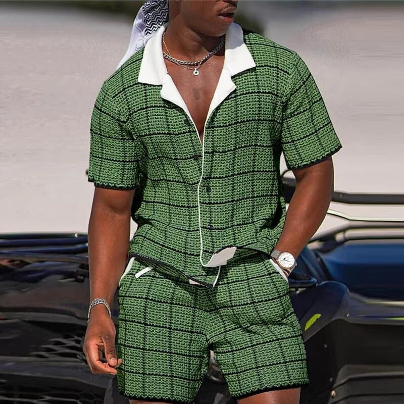 Pablo | Men's Casual Polo Shirt and Shorts Set
