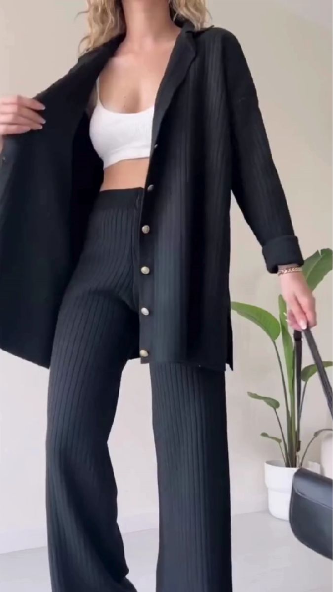 Casual Tweedelige Damespak